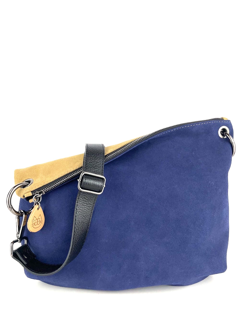 borsa-tracolla-mezzaluna-piccola-pelle-camoscio-blu-beige-0002