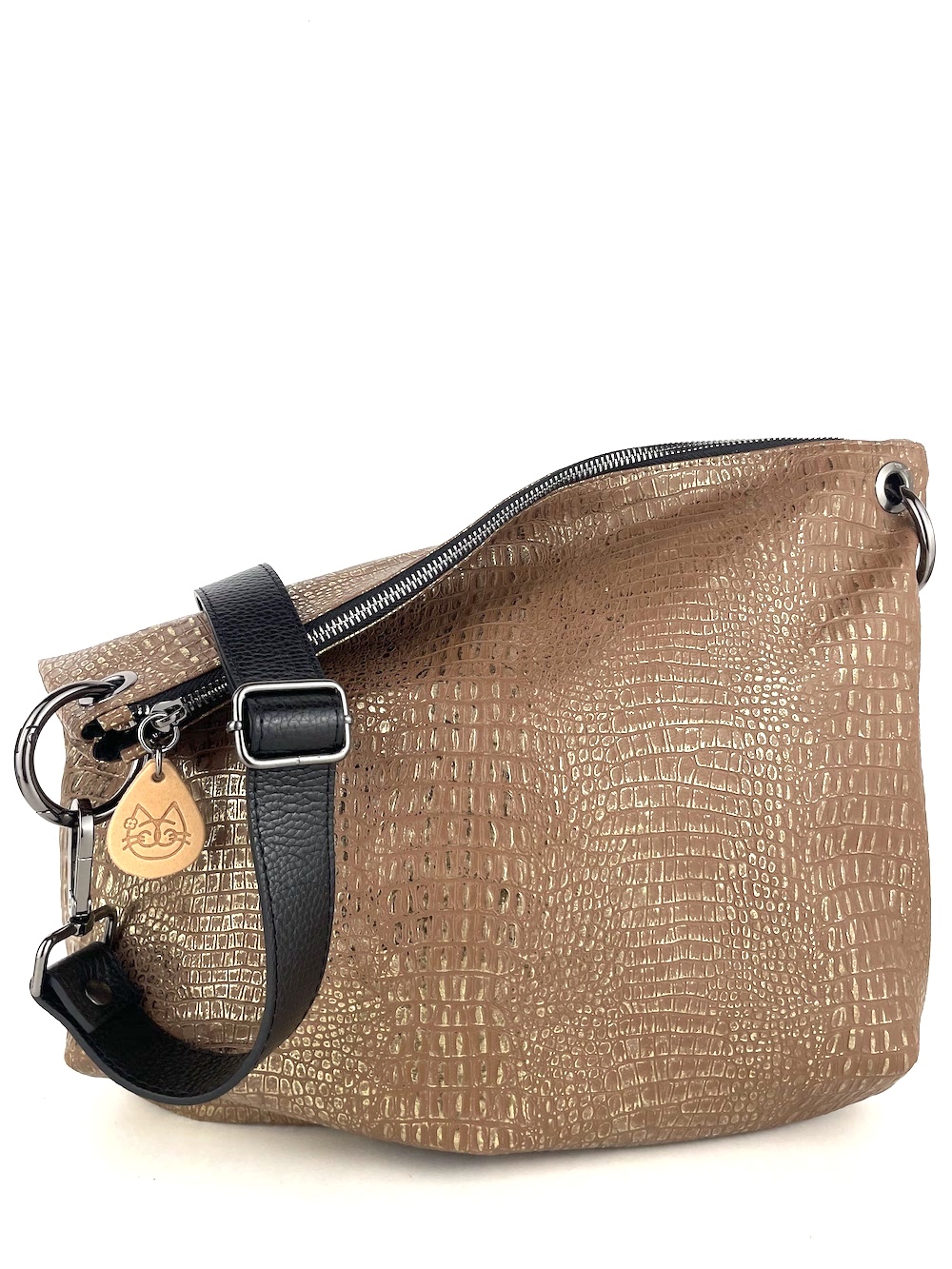 borsa-tracolla-mezzaluna-piccola-pelle-stampa-coccodrillo-marrone-oro-0002